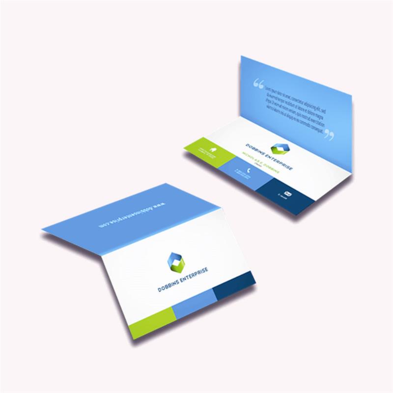 Half Folded Business Card