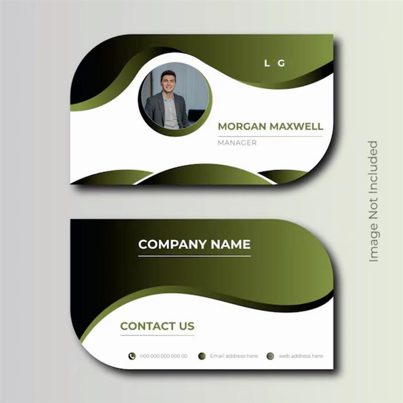 Die-Cut Business Card
