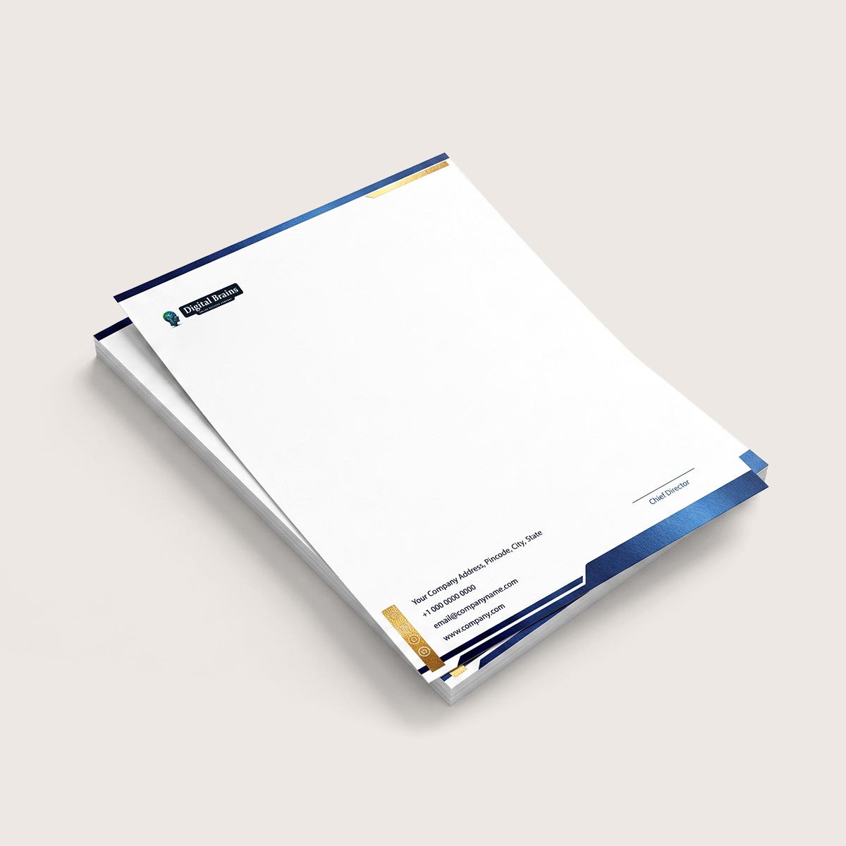 Foiling Letterheads