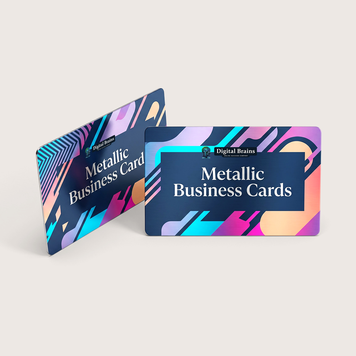 Metallic Business Cards
