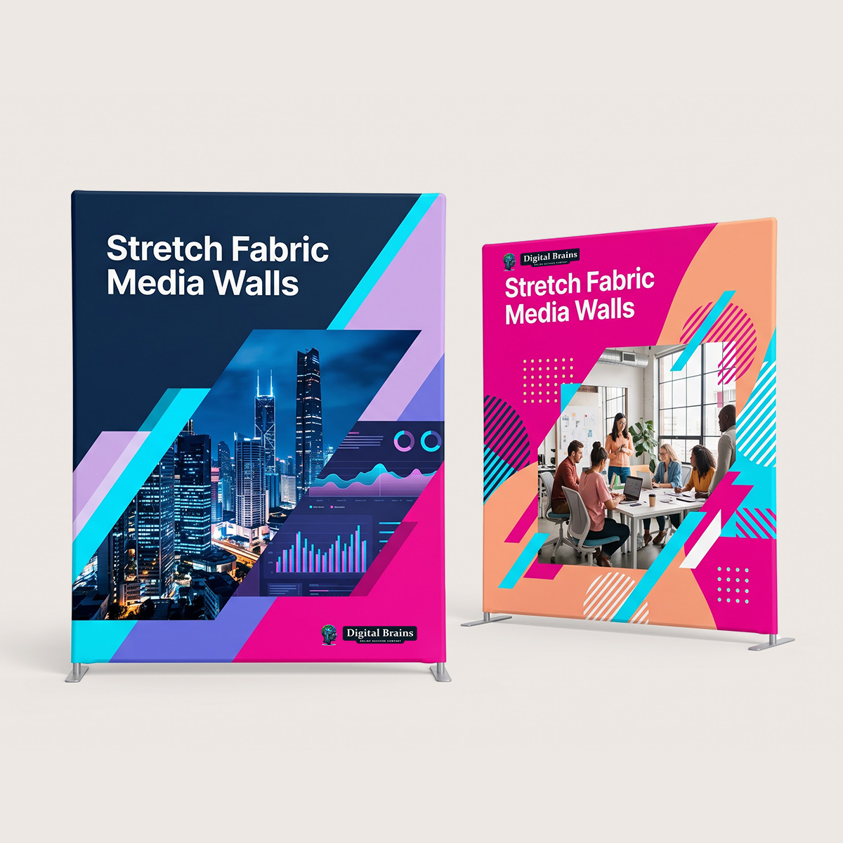 Stretch Fabric Media Walls